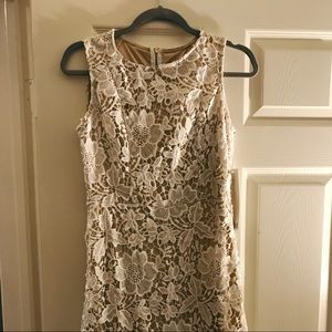 White Lace Mini Dress